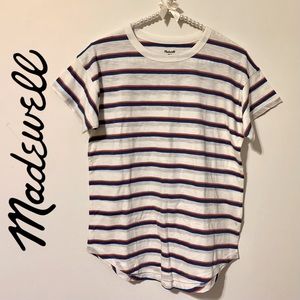 Madewell Shirt, Stripes, Small